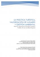 Cubierta para La Práctica Turística, Valorización de Lugares y Gestión Ambiental: Hacia la construcción de Territorios Turísticos Posibles. El caso Lavalleja (Uruguay)