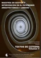 Cubierta para Textos de cátedra: Volumen V