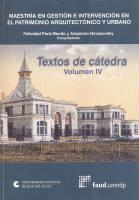 Cubierta para Textos de cátedra: Volumen IV