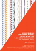 Cubierta para Innovación social aplicada a las pequeñas esferas productivas: caso de las costureras a domicilio en la región de Mar del Plata